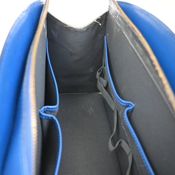 LOUIS VUITTON LV Logo Riviera Hand Bag Epi Leather Blue France - Picture 12 of 16